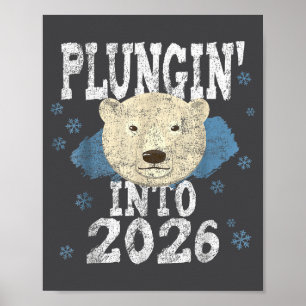 Lar Bear Plunge - Eintauchen in das kalte Neujahr Poster