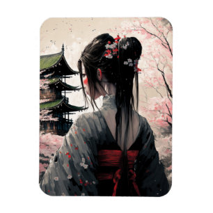 Lara Japan - Flexibler Fotomagnet Magnet