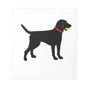 Larador Fetch, Black Lab-Ball Notizblock