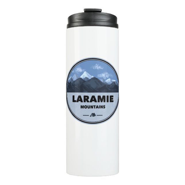 Laramie Mountains Wyoming Colorado Camping Thermosbecher (Vorderseite)