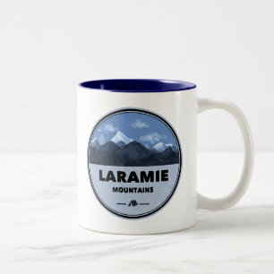 Laramie Mountains Wyoming Colorado Camping Zweifarbige Tasse