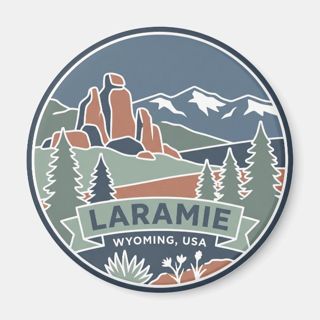 Laramie USA Magnet (Vorne)