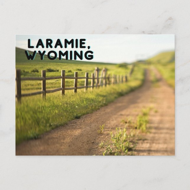Laramie Wyoming Postcard Postkarte (Vorderseite)