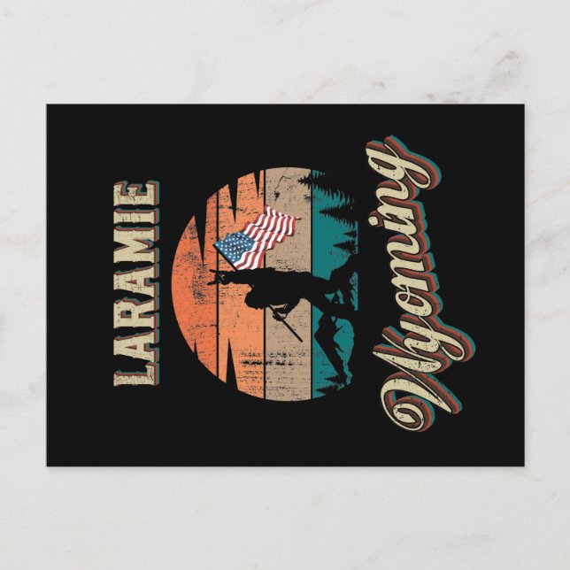 Laramie Wyoming Postkarte (Vorderseite)