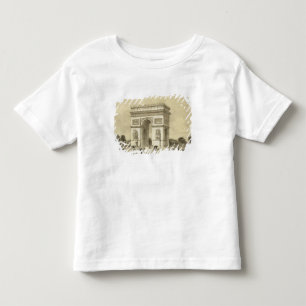 L'Arc de Triomphe, Paris, graviert von Auguste Bry Kleinkind T-shirt