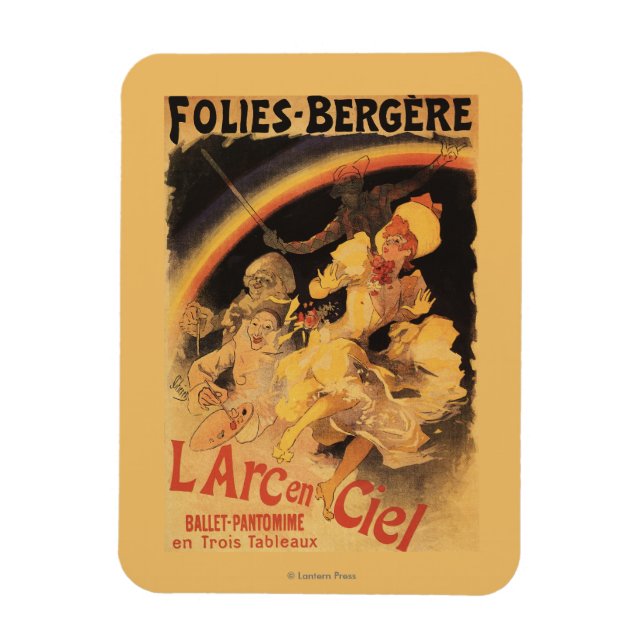 L'Arc-en-Ciel Ballet in Folies-Bergere Magnet (Vertikal)