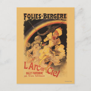 L'Arc-en-Ciel Ballet in Folies-Bergere Postkarte