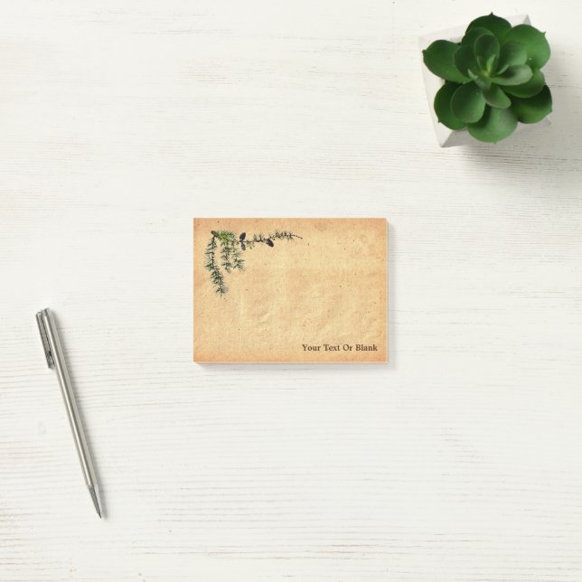 Lärchenzweig Post-it Klebezettel (Büro)