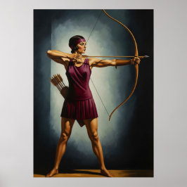 L'ARCHÈRE MODERNE (The Modern Archer) - Original A Poster