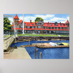 Larchmont New York Yacht Club Poster