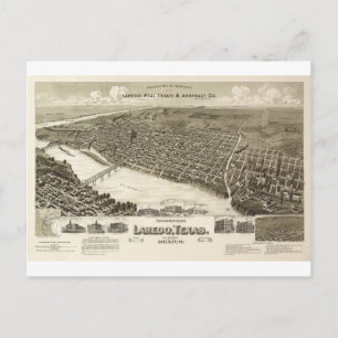 Laredo Texas 1890 Postkarte