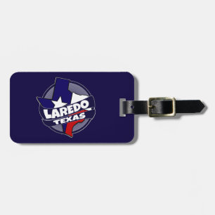 Laredo Texas Flagge zerplatzen Gepäckanhänger