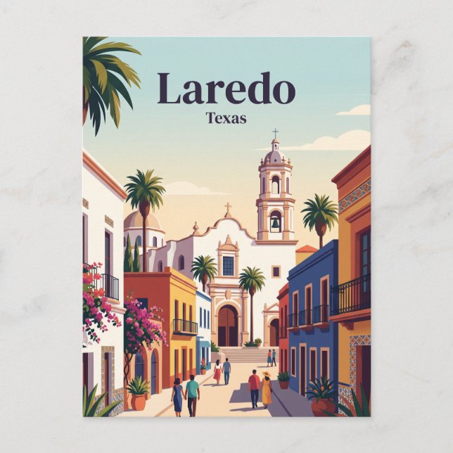 Laredo Texas Postkarte (Vorderseite)