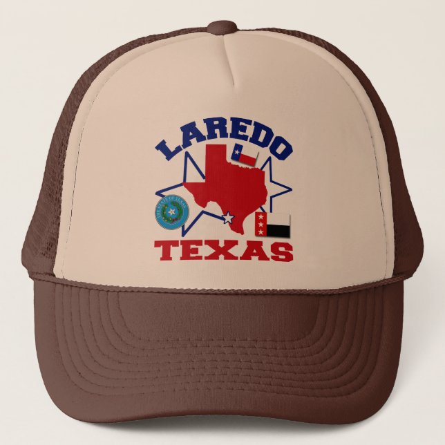 Laredo, Texas Truckerkappe (Vorderseite)