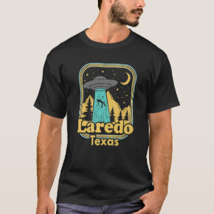 Laredo Texas Ufo Alien 80er Retro Staatsstolz T-Shirt