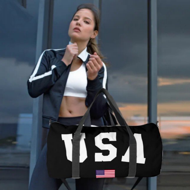 Large American Flag Gym Sports Bag Duffle Bag (Von Creator hochgeladen)