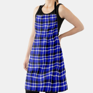 Large Checkered Apron Schürze