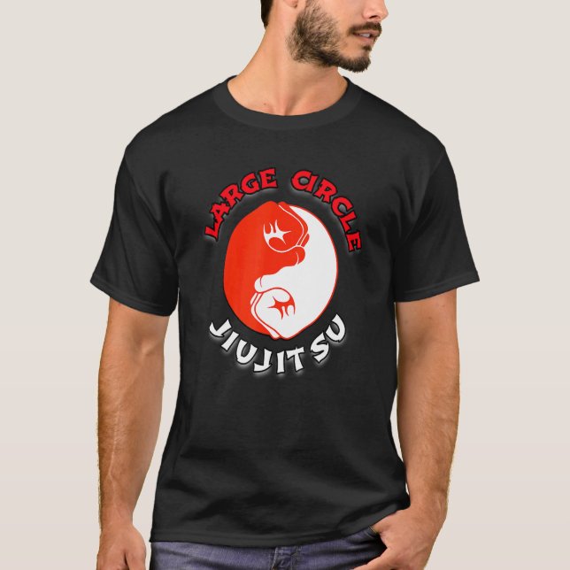 Large Circle Jiujitsu T-Shirt (Vorderseite)