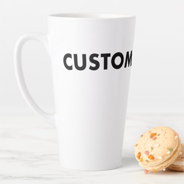Large Custom Latte Mug Blank Template - 17oz Milchtasse (Beispiel)