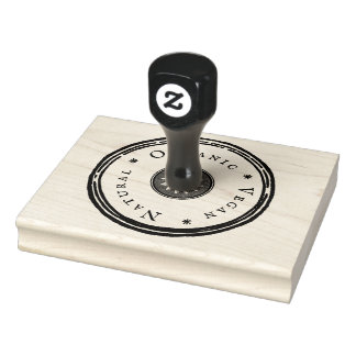 Large Custom Logo Rubber Stamp  Gummistempel