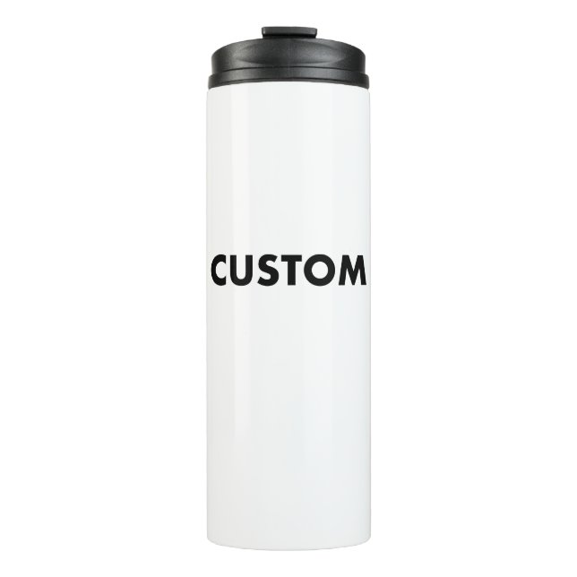 Large Custom Thermal Tumbler Blank Template - 16oz Thermosbecher (Vorderseite)