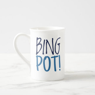 Large Latte Mug - Bing Pot! Prozellantasse