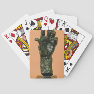 Large Left Hand (bronze) Spielkarten
