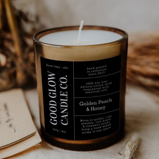 Large Logo Candle Jar Product Label Stickers (Von Creator hochgeladen)