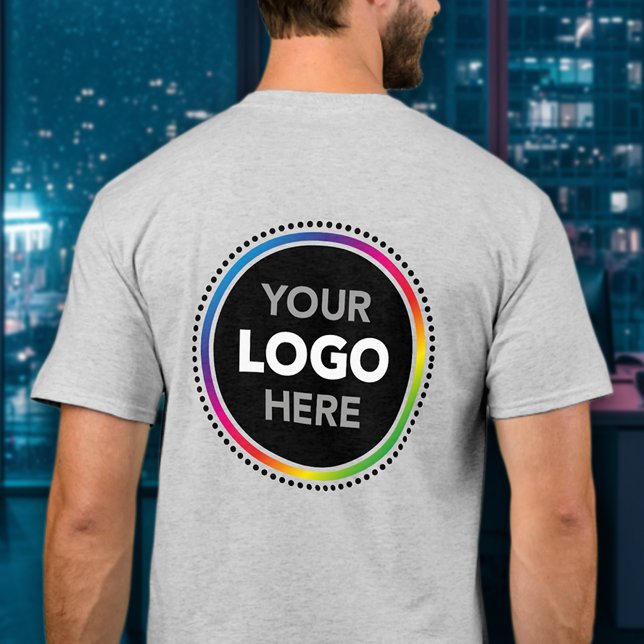 Large Logo Promo T-Shirt with Print on Back (Von Creator hochgeladen)
