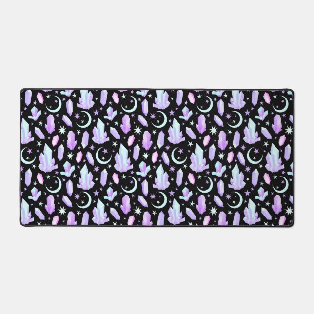 Large mouse pad "Crystals" Schreibtischunterlage (Vorderseite)