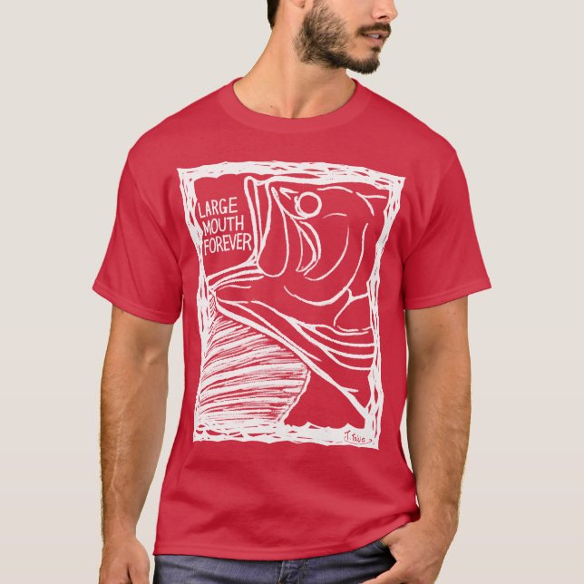 LARGE MOUTH FOREVER!(Fish Forever series 015) T-Shirt (Vorderseite)