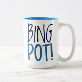 Large Mug - Bing Pot! Zweifarbige Tasse