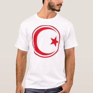 LARGE PRINT Roundel of Tunisian Air Force T-Shirt