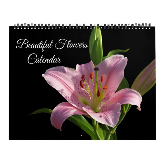 Large Size Beautiful Flowers Calendar Kalender (Titelbild)