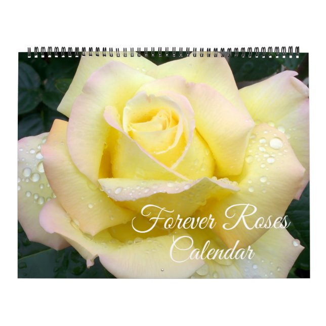 Large Size Forever Roses Calendar Kalender (Titelbild)
