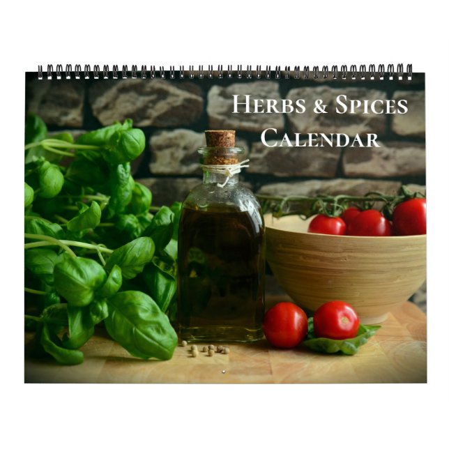Large Size Herbs & Spices Calendar Kalender (Titelbild)
