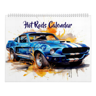 Large Size Hot Rods Calendar Kalender