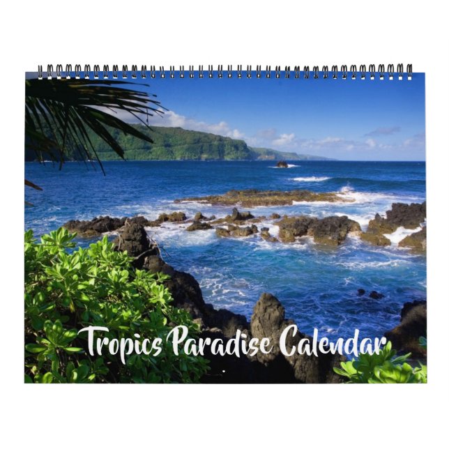 Large Size Tropics Paradise Calendar Kalender (Titelbild)