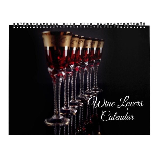 Large Size Wine Lovers Calendar Kalender (Titelbild)