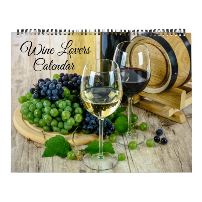 Large Size Wine Lovers Calendar Kalender (Titelbild)