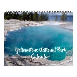 Large Size Yellowstone Park Calendar Kalender
