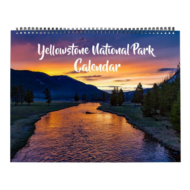 Large Size Yellowstone Park Calendar Kalender (Titelbild)