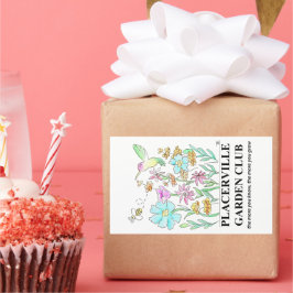 Large Stickers with Garden Design