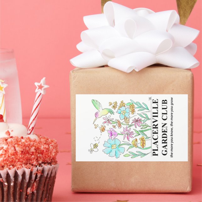 Large Stickers with Garden Design (Party)