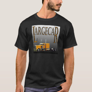 Largecar Schwarzes T-Shirt