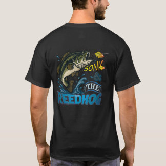 Largemouth-Barsch-Illustration Sonic & the Reedhog T-Shirt