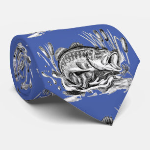 Largemouth Bass ネ タ イ Krawatte
