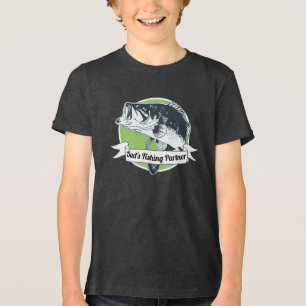 Largemouth Bass, Fischerpartnerin des niedlichen V Tri-Blend Shirt