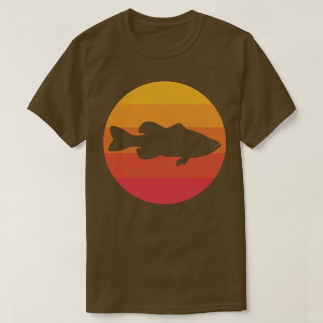 Largemouth Bass Fish T-Shirt (Design vorne)