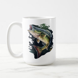 Largemouth Bass Fishing Kaffeetasse